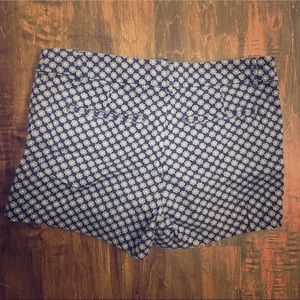 Navy and white Dalia shorts